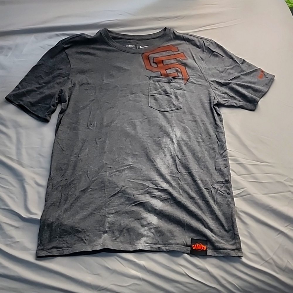 Nike SF Giants Gray Pocket Tee